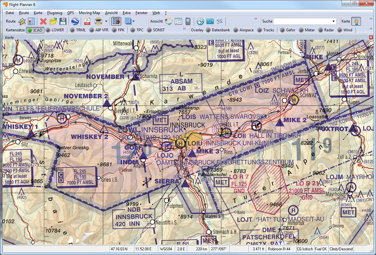 Flight Planner - ICAO Österreich